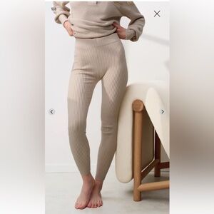 Lunya CottonSilk Ribbed Leggings